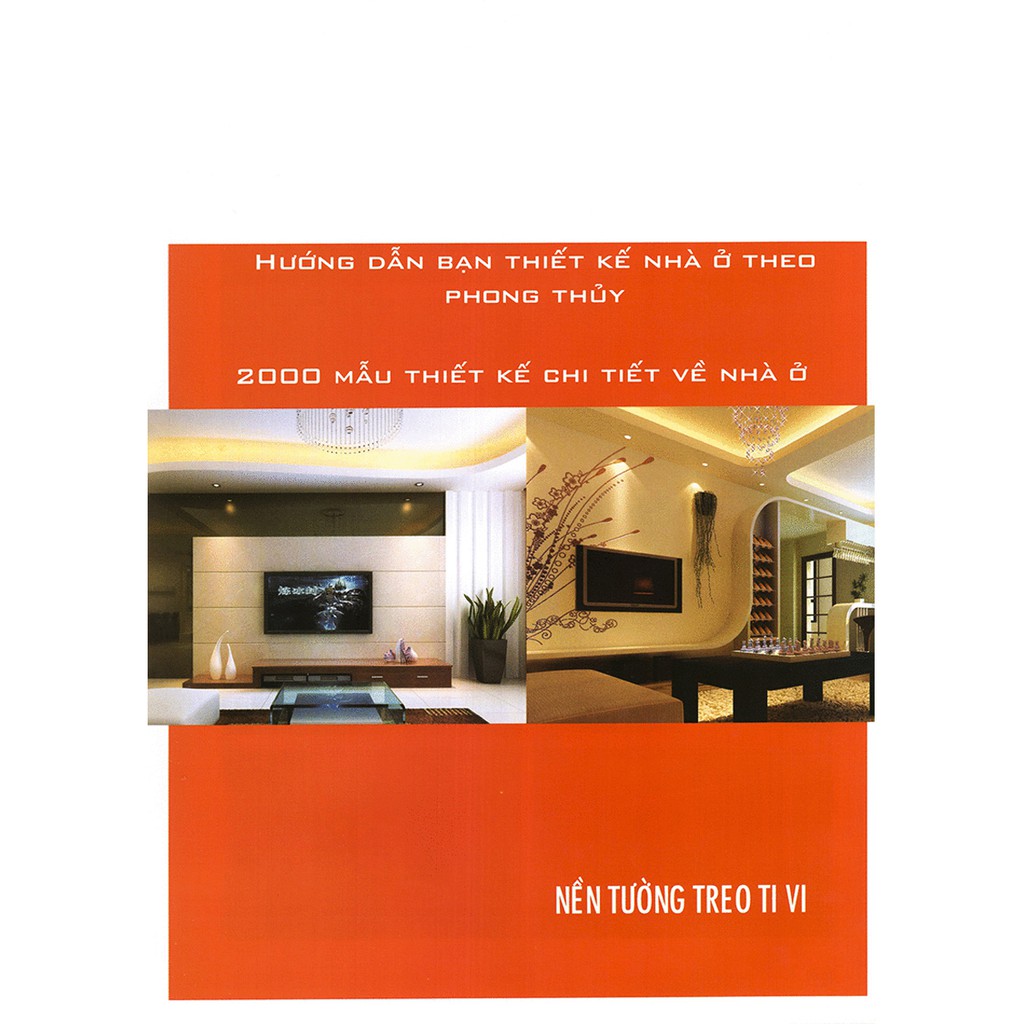 Sách - Thiết kế chi tiết nhà ở theo phong thủy - Quyển màu đỏ - Nền tường | BigBuy360 - bigbuy360.vn