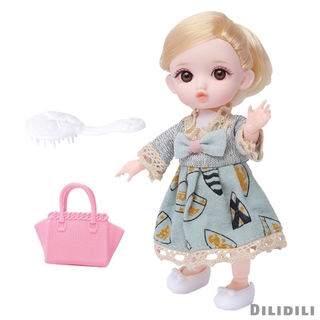 Búp Bê Công Chúa 3d Dễ Thương 16cm