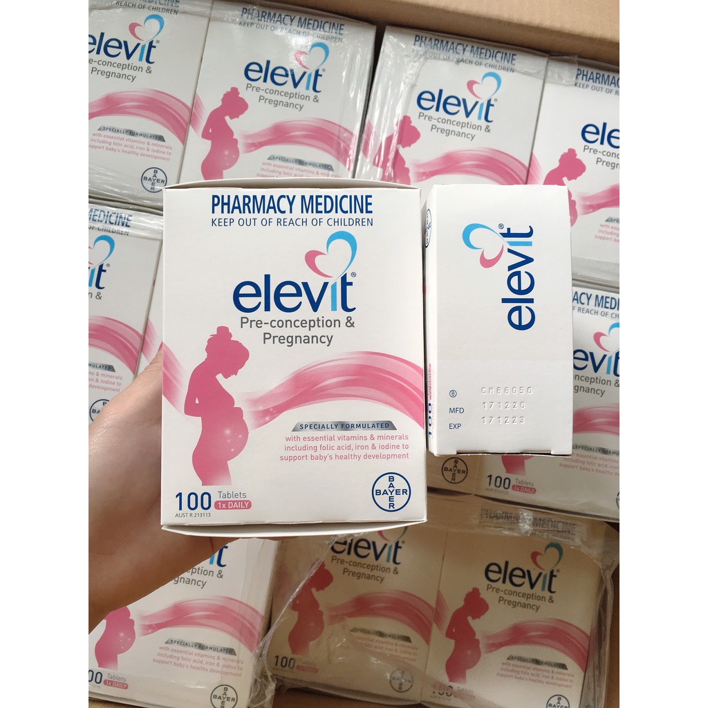 Elevit Bầu Úc Vitamin Tổng Hợp - 100v