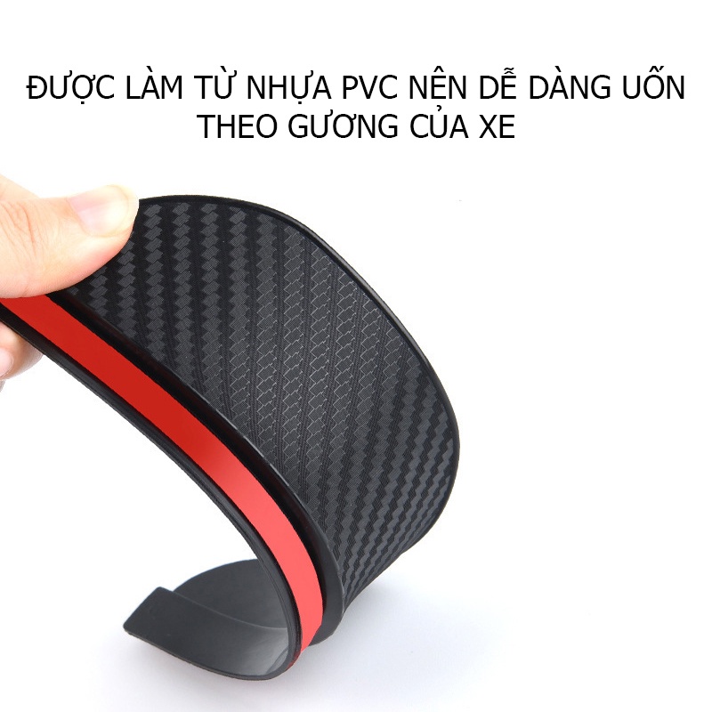 Vè Che Mưa Ô Tô Giả Carbon Chống Nước Gương Chiếu Hậu Giá Rẻ Phù Hơp Với Mọi Dòng Xe