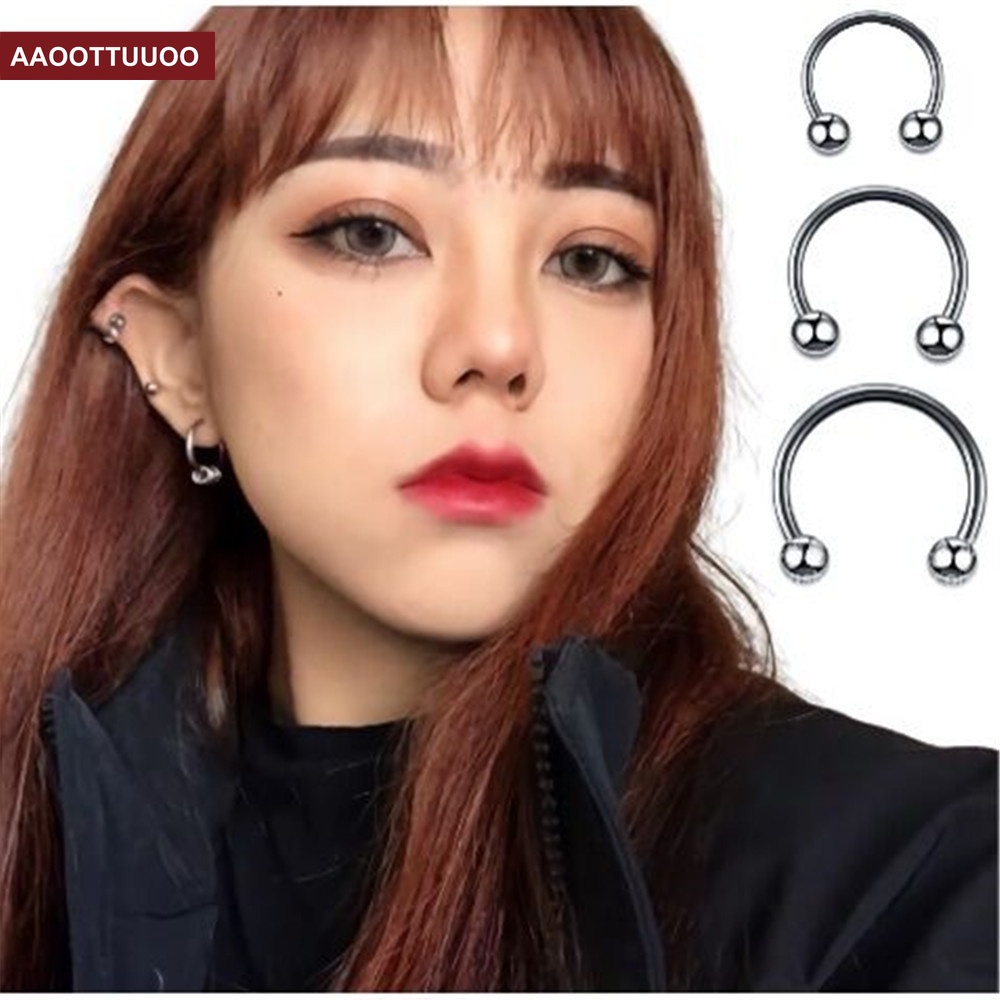 Bông tai hình chữ U thời trang Hàn Quốc cho nữ