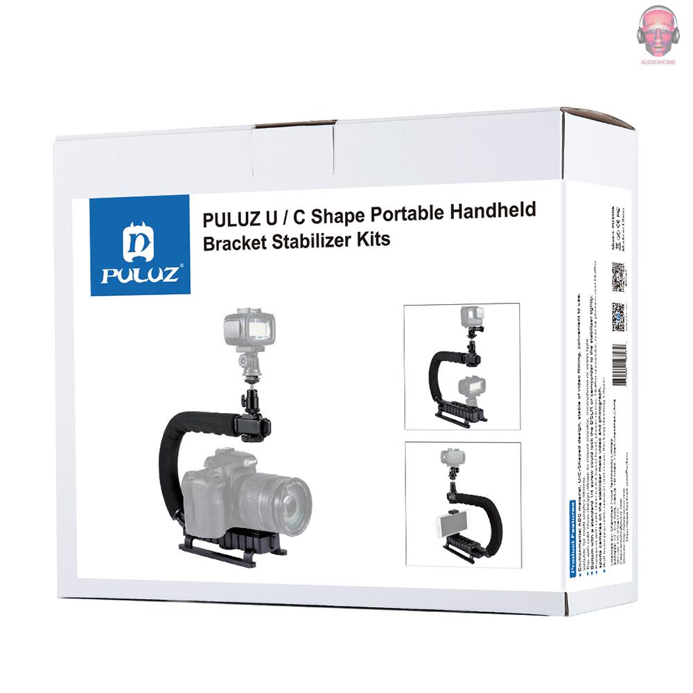 AUDI   PULUZ U-Shaped Portable Handheld Camera Holder Video Handle DV Bracket C-Shaped Steadicam Stabilizer Kit for All SLR Cameras and Home DV Camera