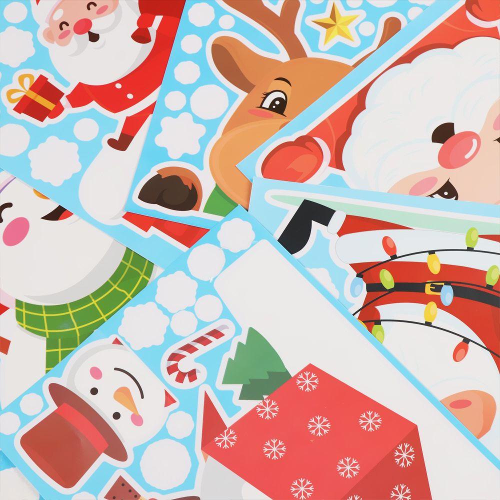 Miếng Dán Cửa Sổ Trang Trí Giáng Sinh DIY