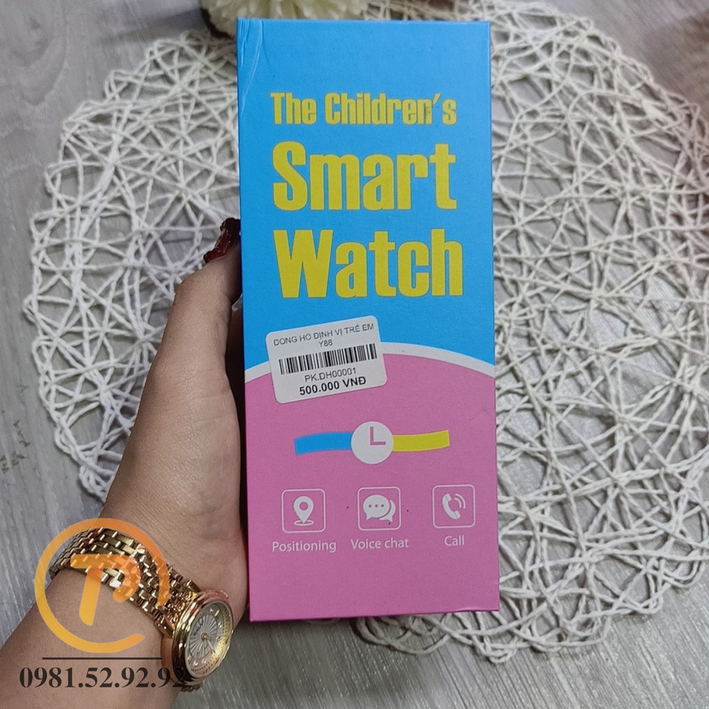 Đồng hồ thông minh Y88 The Children Smart Watch ĐỊNH VỊ GPS_CHỐNG NƯỚC_HỖ TRỢ CAMERA | Đồng Hồ Trẻ Em