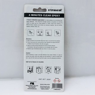 X'Traseal 4 min Epoxy Keo dán đa năng AB 17ml