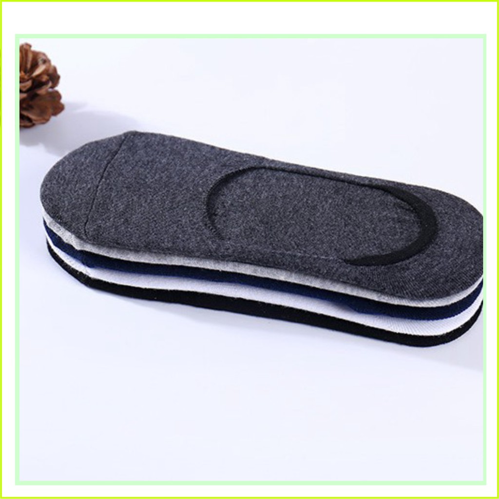 Tất Nam ,Vớ lười Nam, đi giày lười có đệm cao su chống trượt gót chân | BigBuy360 - bigbuy360.vn