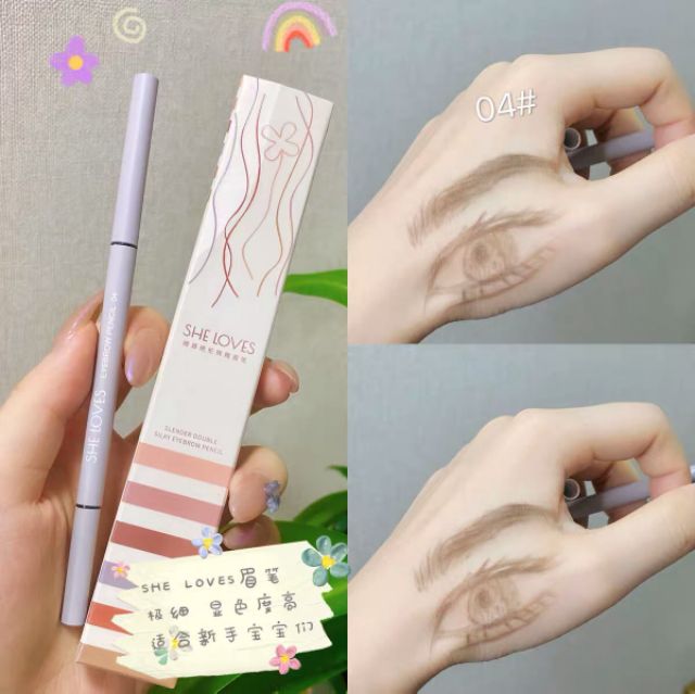 CHÌ KẺ MẮT VÀ MÀY 2 TRONG 1 SHE LOVES - PHƯƠNG COSMETIC | BigBuy360 - bigbuy360.vn