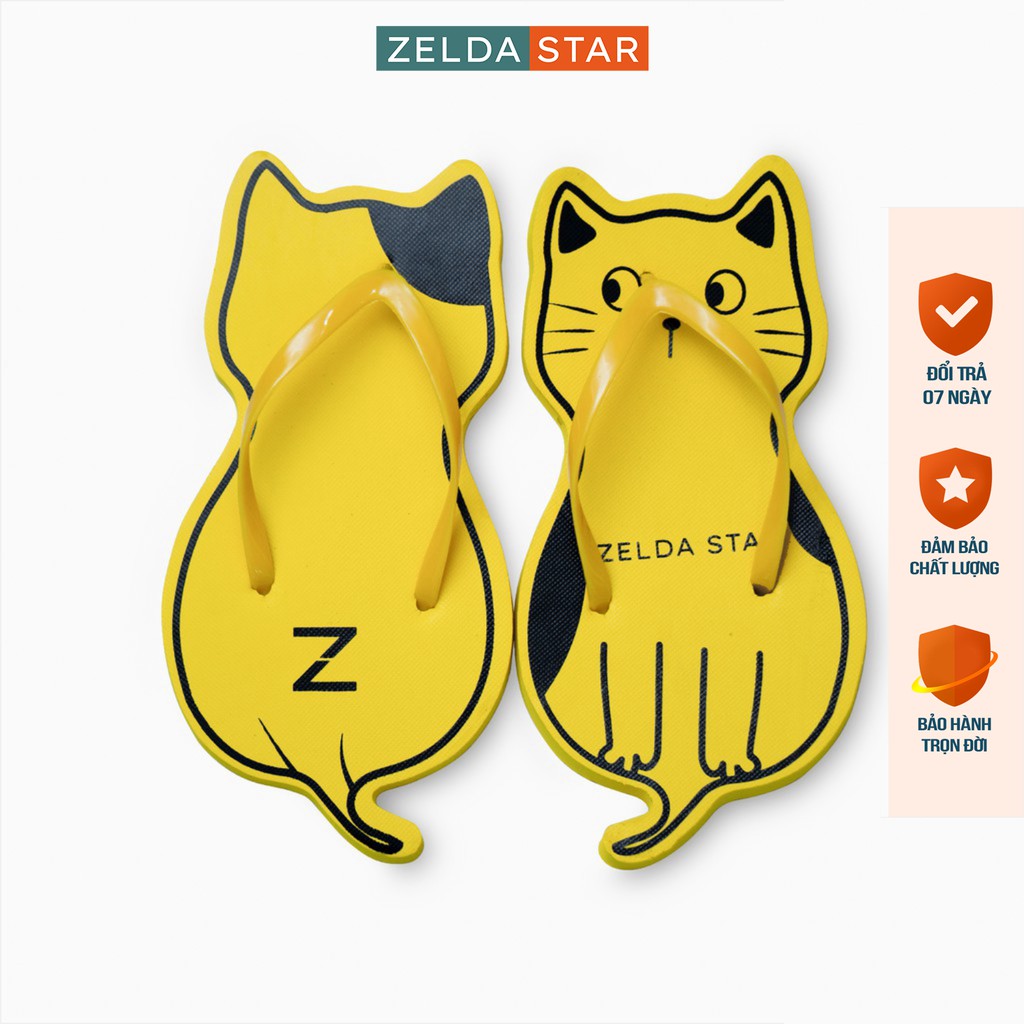 Xốp Thái, dép đi trong nhà hình mèo xỏ ngón dây mảnh Zelda Star - DX0380321