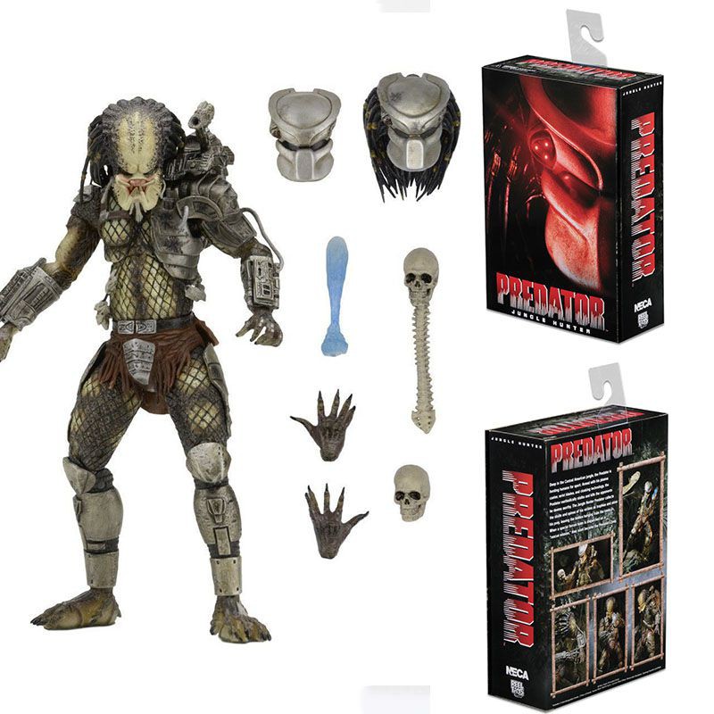 7 inch Ultimate Jungle Hunter Predator Resin Nhựa đúc Mô hình Predator Nhân vật Mô hình Trang trí Mô hình Bộ lắp ráp (sơn) đồ chơi hình nhựa