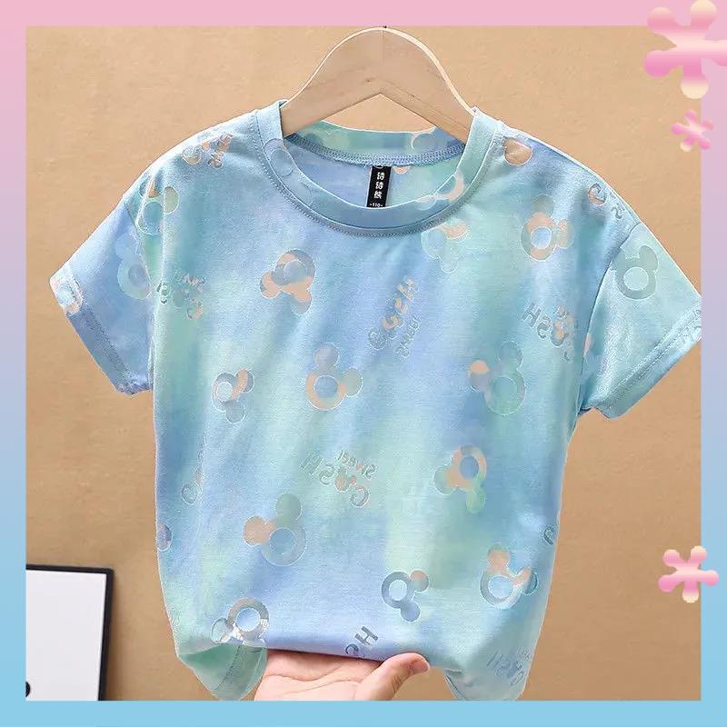 Áo Thun Tay Ngắn In Họa Tiết Thời Trang Mùa Hè Mới Dành Cho Bé Trai Và Bé Gái 2022
