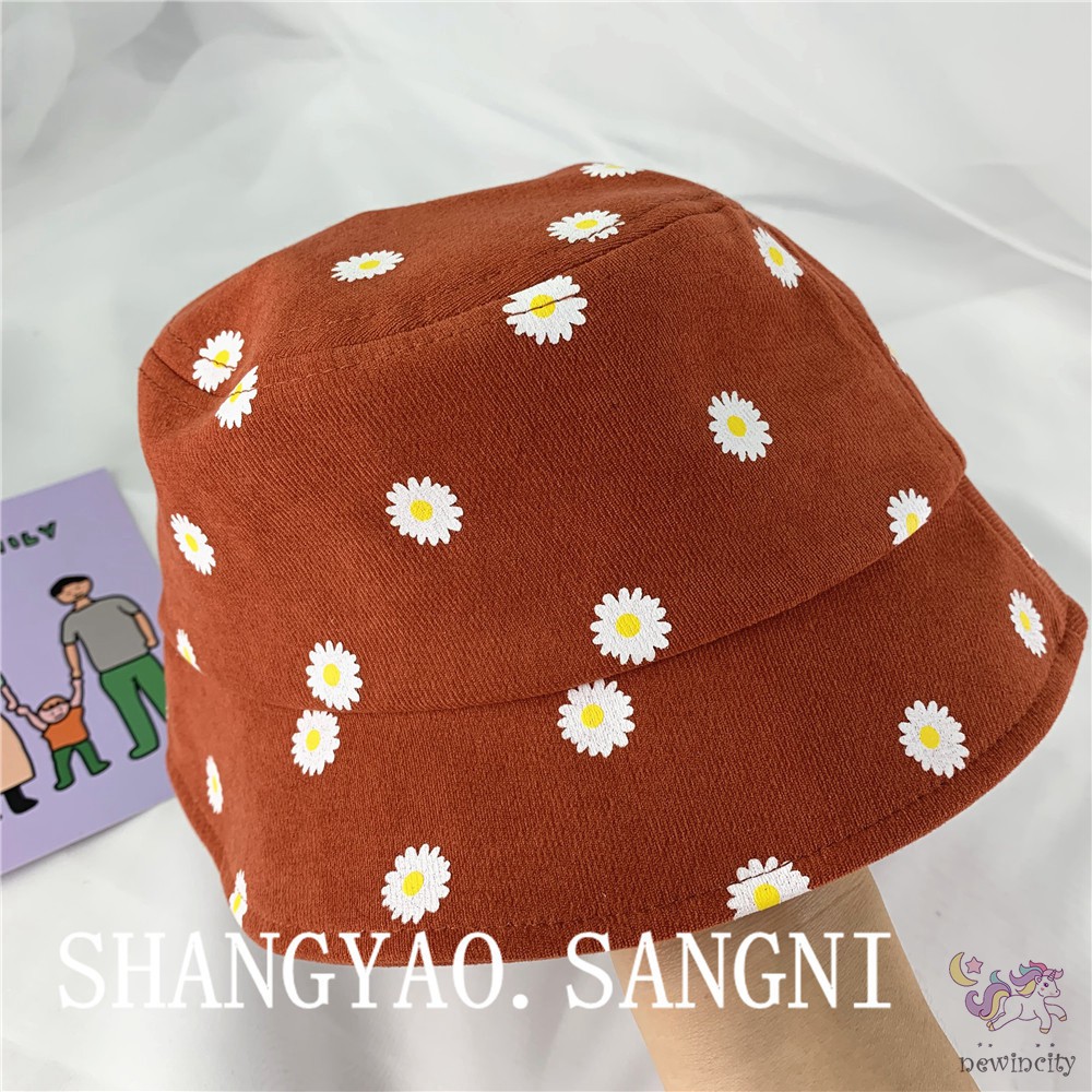 Nón Bucket In Hoa Dễ Thương Cho Bé