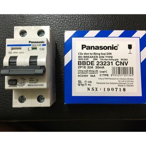 Aptomat chống giật 32 - 40A Panasonic