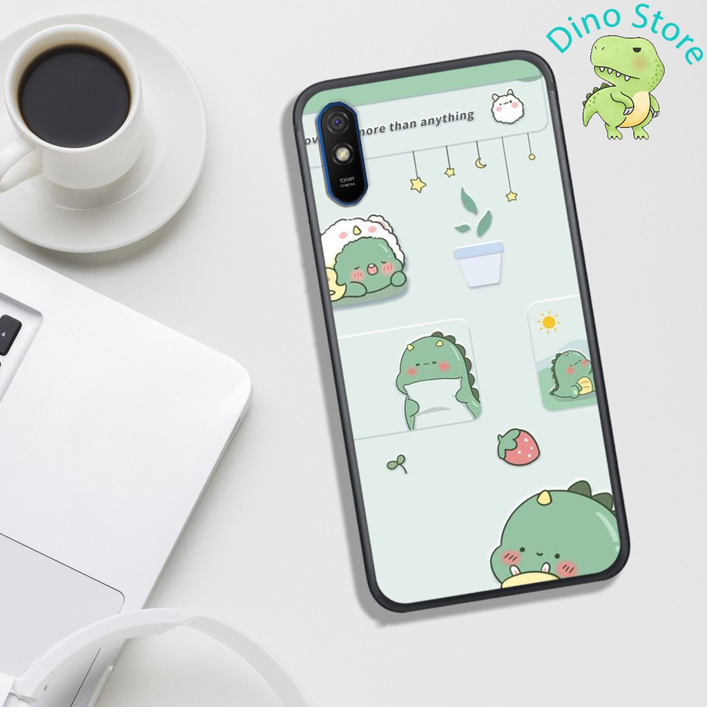 ỐP LƯNG XIAOMI REDMI 9A/7A  ,  IN HÌNH KHỦNG LONG NGỘ NGHĨNH VÀ CUTE