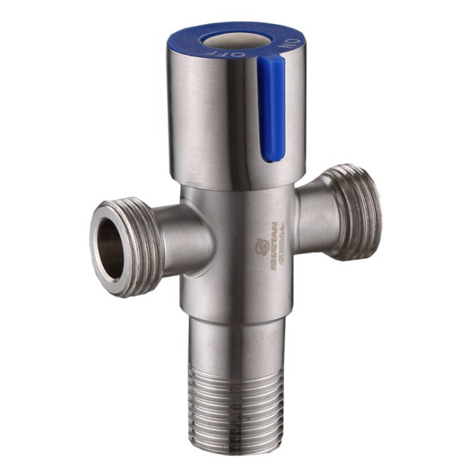 Van góc van khoá chia nước van giảm áp lực nước chất liệu inox 304 nhập khẩu