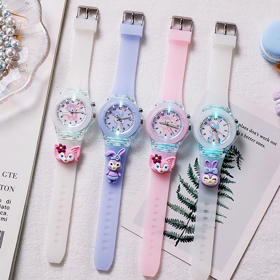 Đồng hồ đeo tay dây hình Dall LinaBell Melody/Hello Kitty đáng yêu cho trẻ em