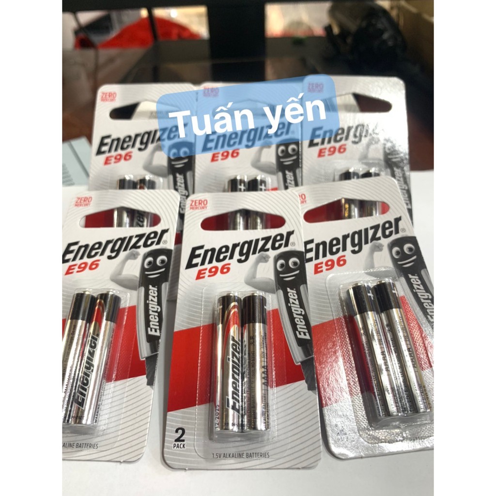 Pin AAAA (4A) E96 1.5V energizer alkaline vỉ 2 viên.