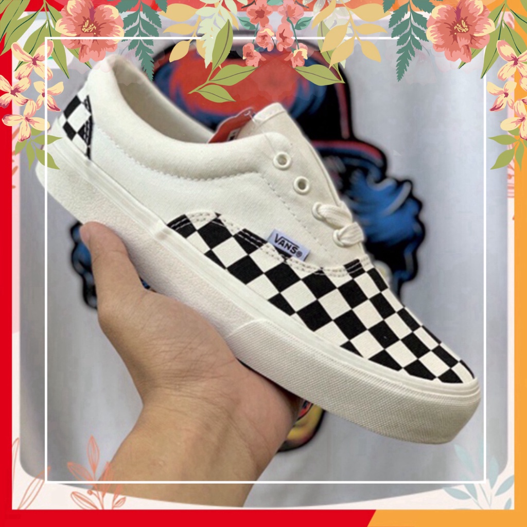 ⚡𝘽𝙖́𝙣 𝙂𝙞𝙖́ 𝙂𝙤̂́𝙘⚡ Giày Vans caro buộc dây hàng đẹp [𝗙𝘂𝗹𝗹 𝗕𝗼𝘅 𝗕𝗶𝗹𝗹]  dành cho nam nữ freeship