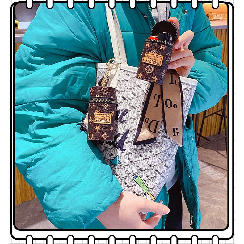 Túi Mini nữ 💖 𝑭𝑹𝑬𝑬𝑺𝑯𝑰𝑷 💖 Túi nhỏ đựng son môi, chìa khóa phối khăn lụa phong cách retro có móc khóa Siêu HOT T30