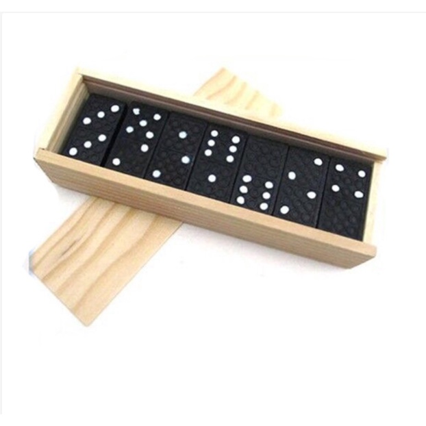 [SALE] [ giá sốc] Bộ cờ domino hộp gỗ cao cấp [sốc]