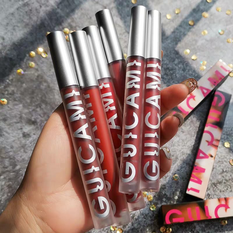 GUICAMI - Son kem nắp bạc Matte Air Lip Glaze Velvet Series