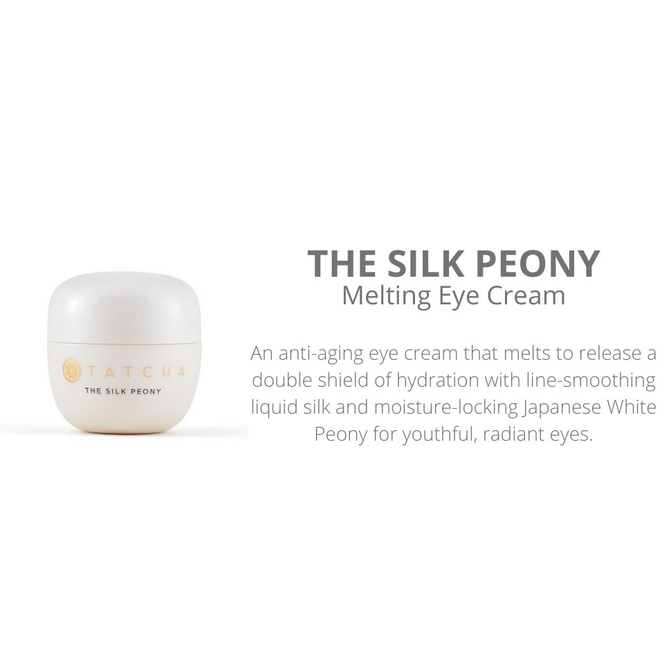 TATCHA  Kem dưỡng mắt The Silk Peony Melting Eye Cream