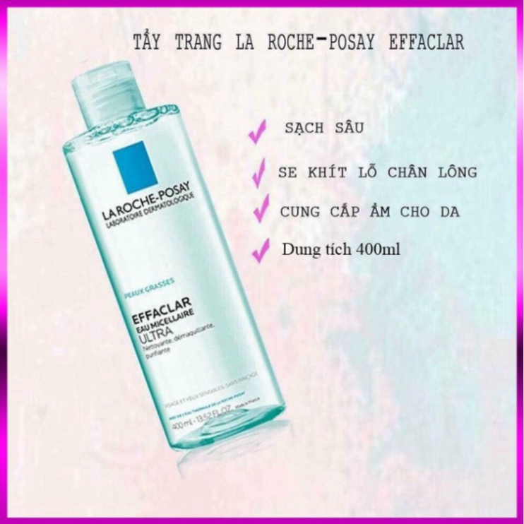 Nước tẩy trang cho da nhạy cảm La Roche-Posay Micellar Water Ultra Sensitive Skin 400ml | BigBuy360 - bigbuy360.vn