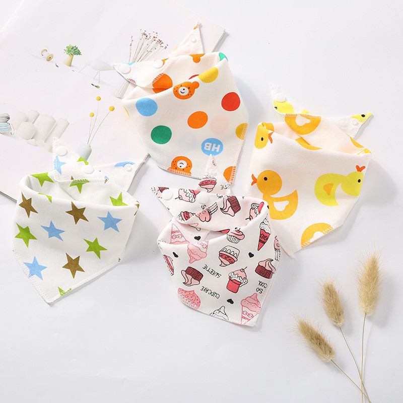 [GIÁ HỦY DIỆT] Khăn yếm tam giác cực xinh cho bé (Hàng loại 1)