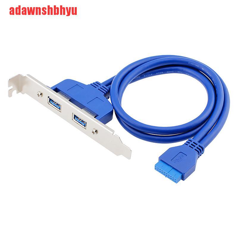 Cáp Chuyển Đổi Adawnshuyu) 2 Usb 3.0 Female Sang Bo Mạch Chủ 20pin