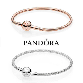 Vòng Tay PANDORA Bạc 925 Thiết Kế Đơn Giản Thanh Lịch Thời Trang