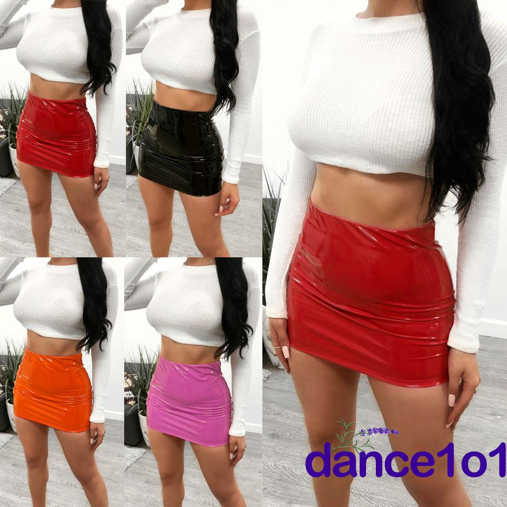 Chân váy da bó sát thời trang gợi cảm