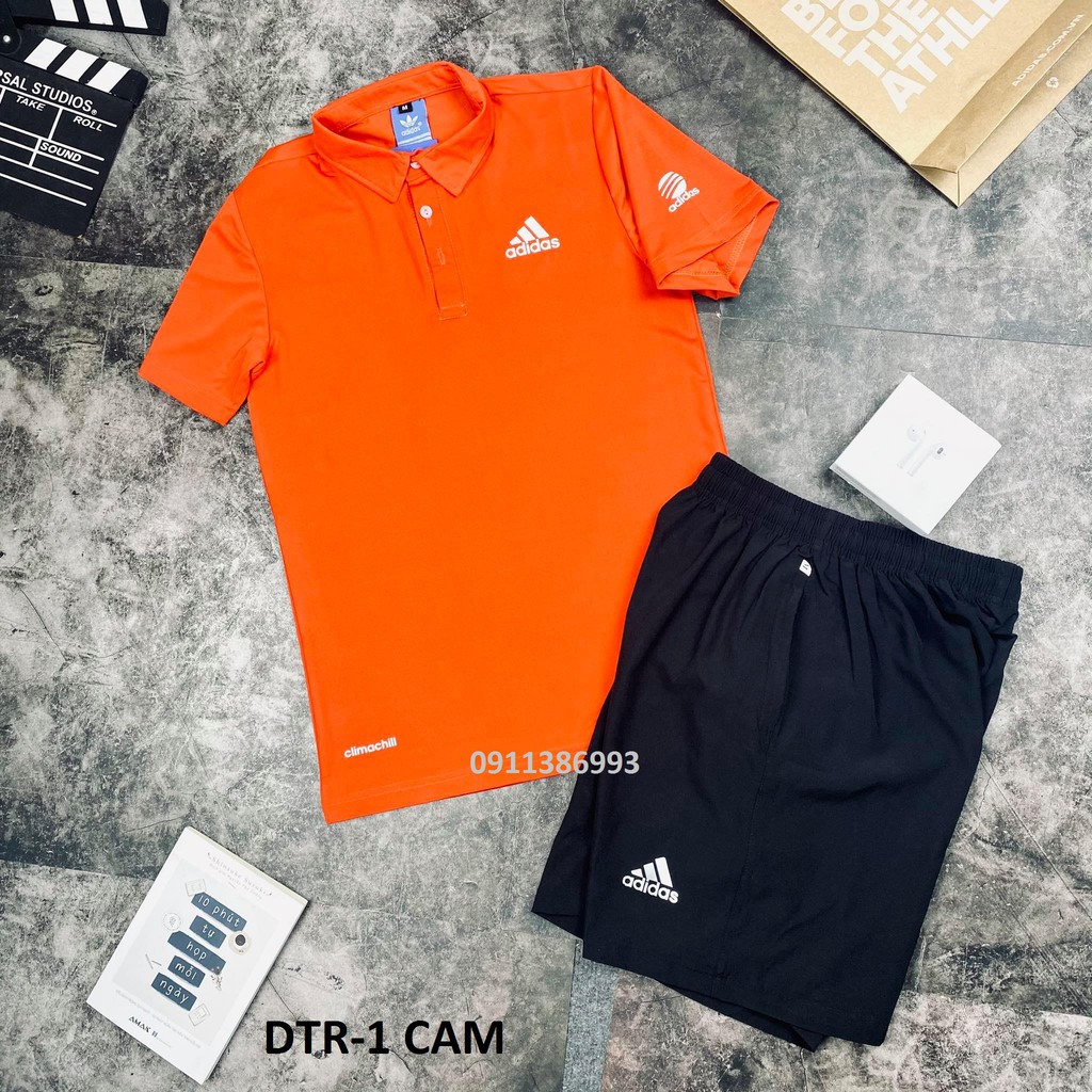 BỘ THỂ THAO NAM THUN LẠNH TRƠN - CÓ CỔ 2021