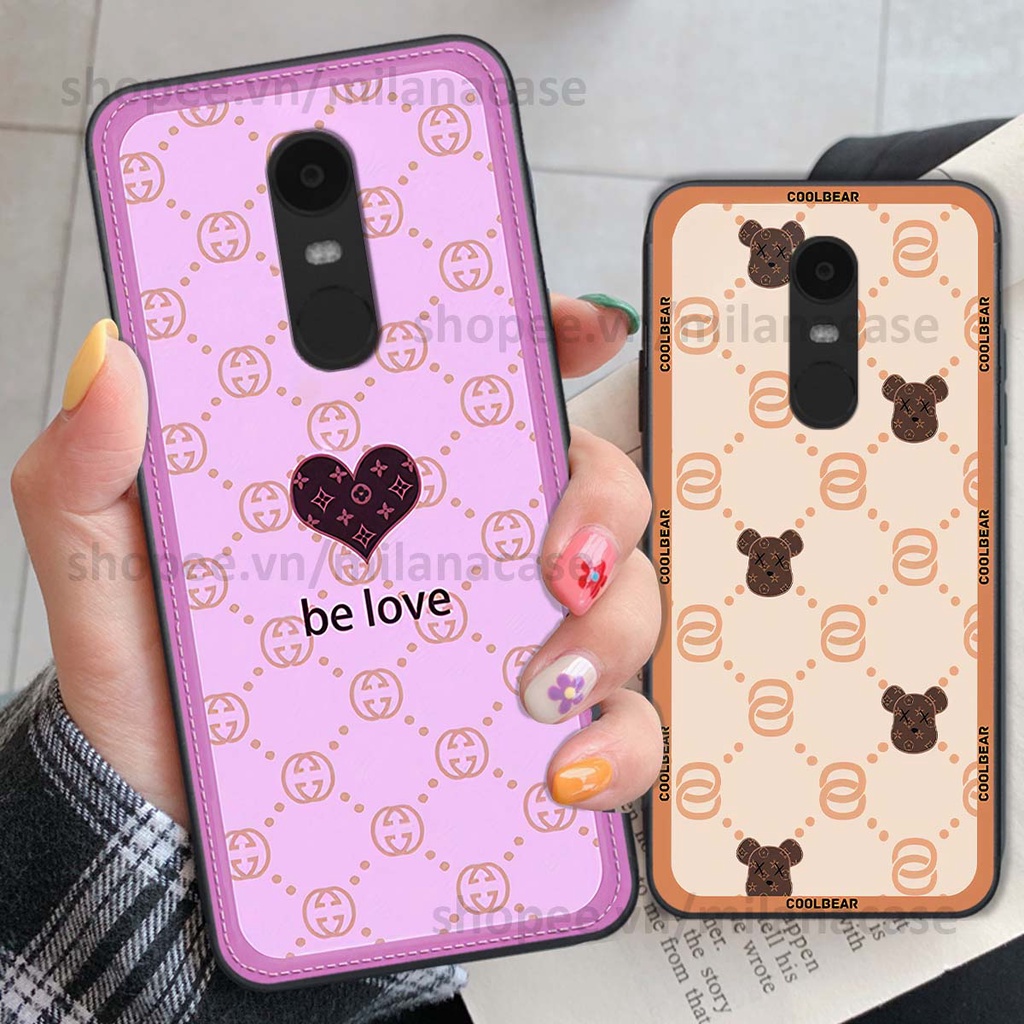 Ốp Xiaomi Redmi Note 4/ Note 4x / Redmi 5 Plus hình trái tim be love tình yêu siêu đẹp, cá tính, thời trang
