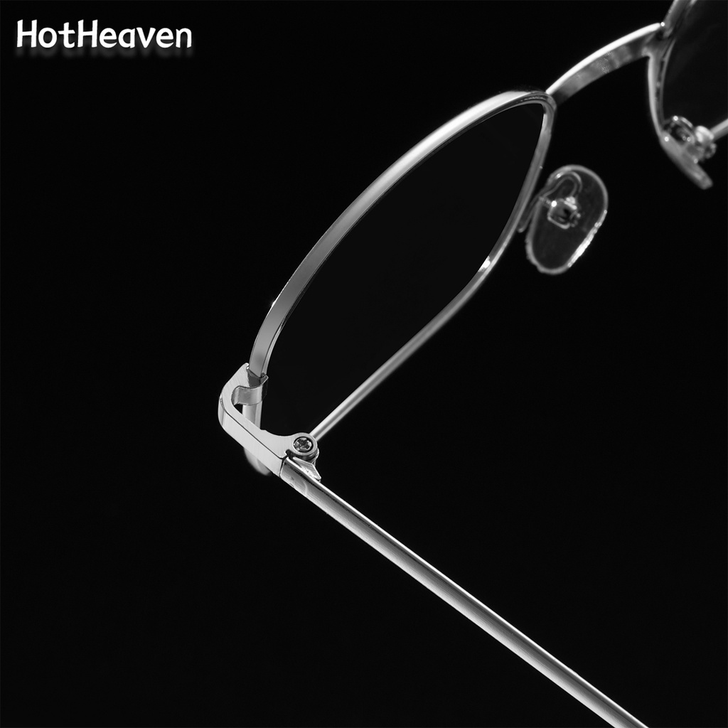 Kính Mát Gọng Oval Kim Loại 2 Màu Thời Trang