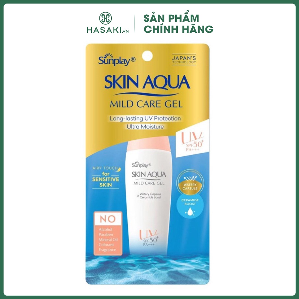 Gel Chống Nắng Sunplay Skin Aqua Cho Da Nhạy Cảm Mild Care Gel SPF50+ PA+++ 25g