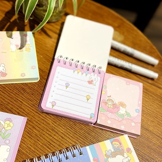 Sổ lò xo kèm giấy Note