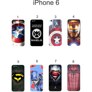 Ốp lưng iPhone 6 dẻo in hình Siêu Anh Hùng