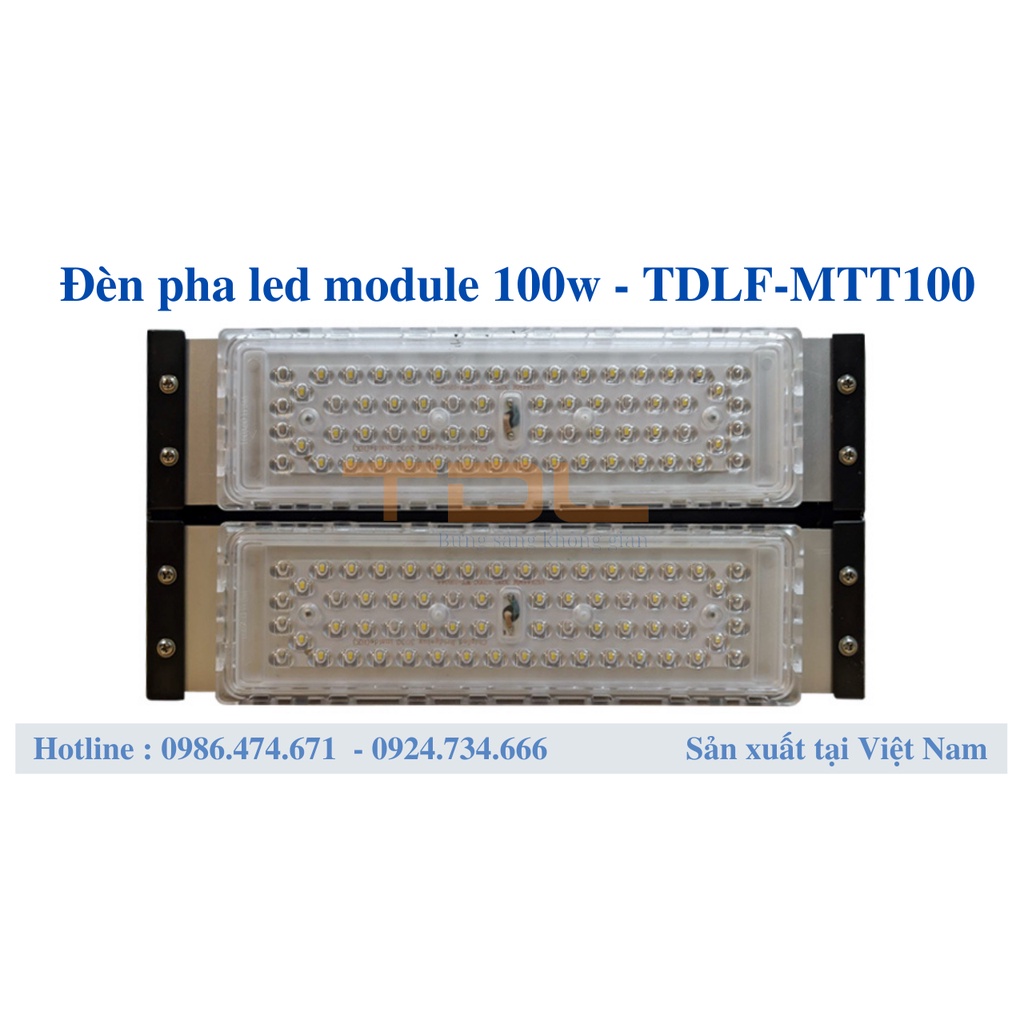 Đèn sân cầu lông 50w 100w 150w 200w 250w 300w 400w 500w 600w Đèn pha LED chống chói 100w sân thể thao -TDLF-MTT100