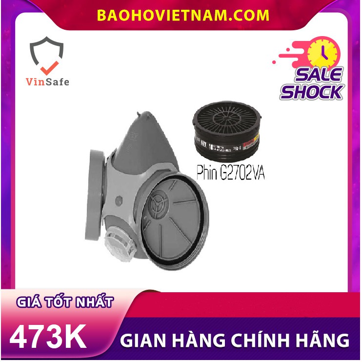 Mặt nạ phòng độc Restech RM 3000 + phin G2702VA