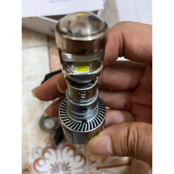 Bóng led mini h7 siêu sáng cos cắt chống chói cho xe hơi ô tô xe máy