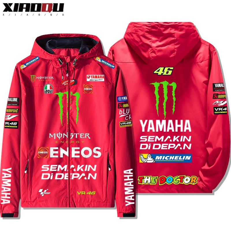 Yamaha Áo Khoác Có Mũ Trùm Dáng Rộng Thời Trang Xuân Thu Cho Nam Và Nữ