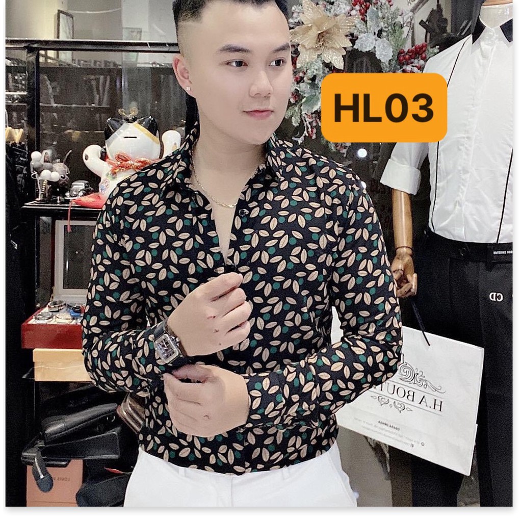 Áo sơ mi nam dài tay vải lụa kate mềm mịn  Thiết kế hot trend mới 2020 HP