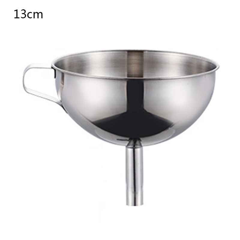 Phễu Lọc Dầu Miệng Rộng Bằng Thép Không Gỉ Tiện Dụng Cho Nhà Bếp