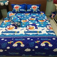Bộ gra gối cotton polly 4 món cao cấp