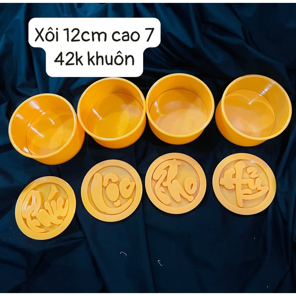 Khuôn xôi chữ Phúc Lộc Thọ Hỷ - khuôn nhấn xôi Vĩnh Trường