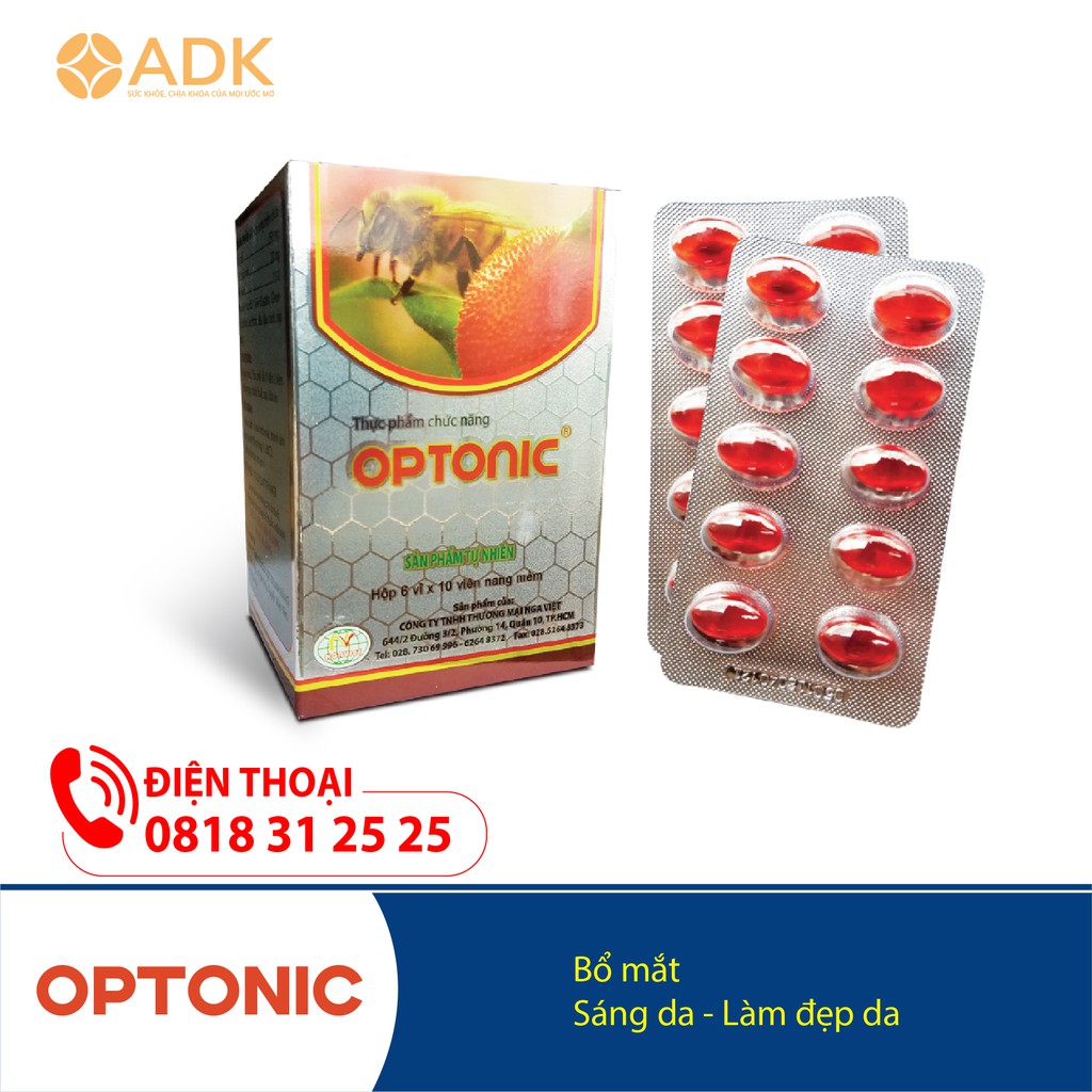 OPTONIC – Dinh dưỡng giúp sáng mắt, đẹp da