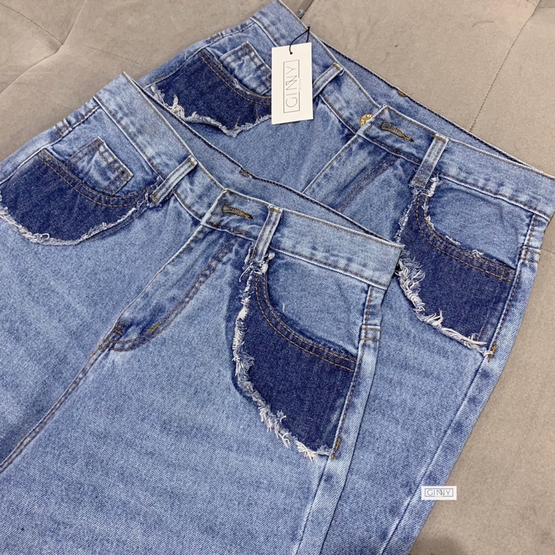 Quần Jean Ống Rộng TK-04 | phiên bản mới nhất cực trendy nhà Gin