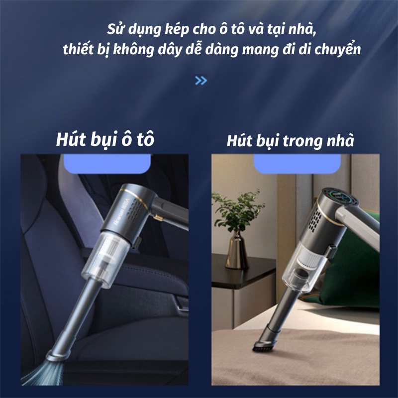 Máy Hút Bụi Máy Hút Bụi Cầm Tay Mini Dễ Dàng Sử Dụng Làm Sạch Mọi Nơi KHO GIA DỤNG TRẦN PHÚ