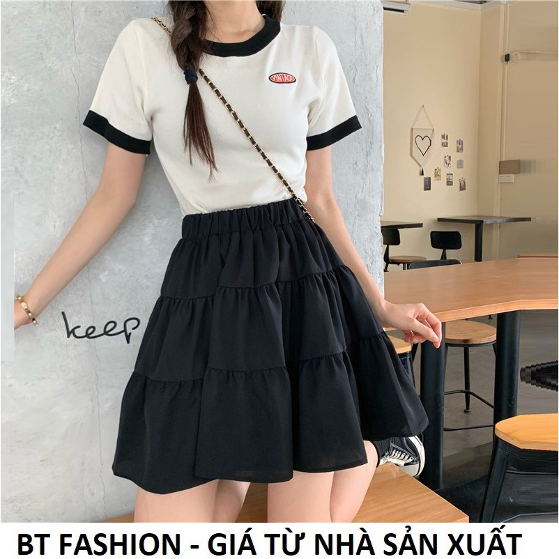 Chân Váy Voan Thời Trang BT Fashion  - Có quần lót bên trong + Video, Hình Thật