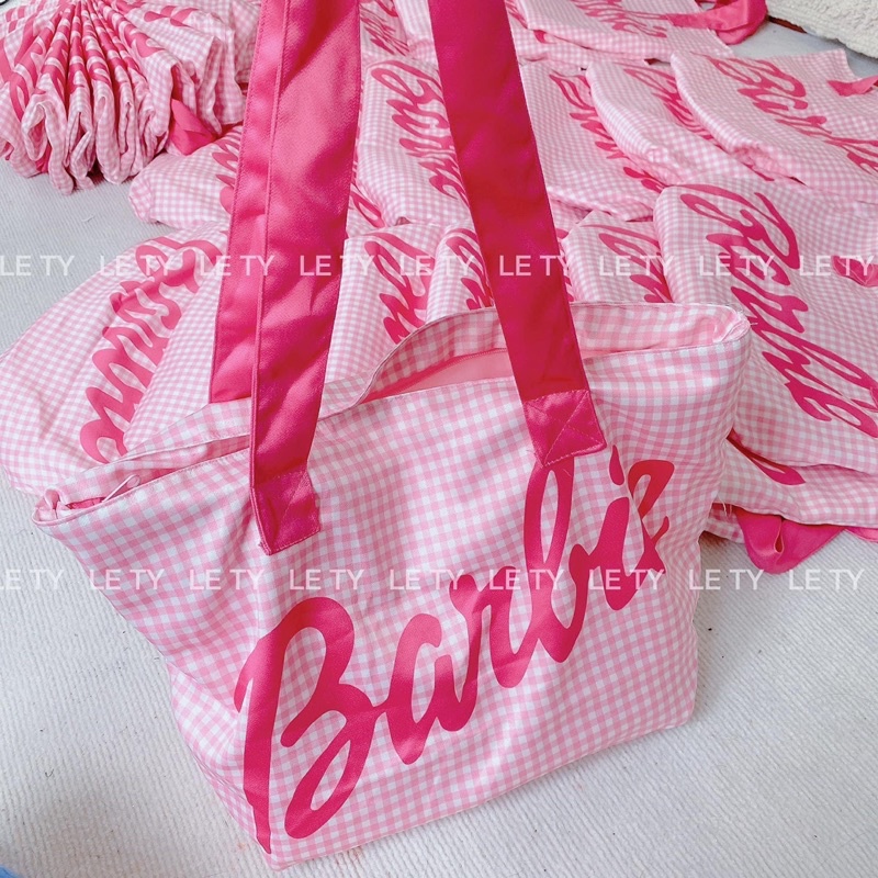 Túi Vải Barbie Hồng TKCT