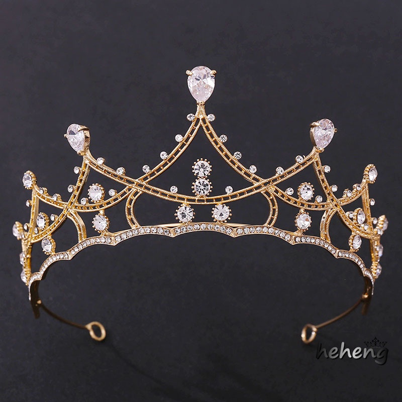 Cài Tóc Hình Vương Miện Đính Đá Thời Trang Cho Nữ
